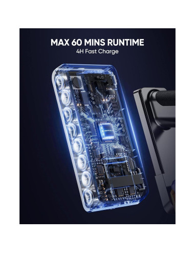 Aspiradora Inalámbrica DIFFULL V20 580W 48KPA 60 Min 1.8L