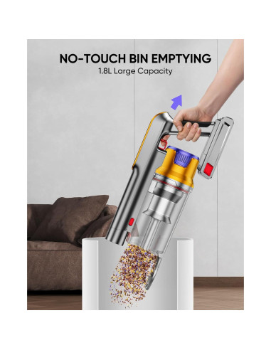 Aspiradora Inalámbrica DIFFULL V20 580W 48KPA 60 Min 1.8L