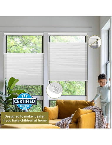 Persianas Celulares Sin Cuerda Moonice 55.88x121.92 cm Filtrando Luz