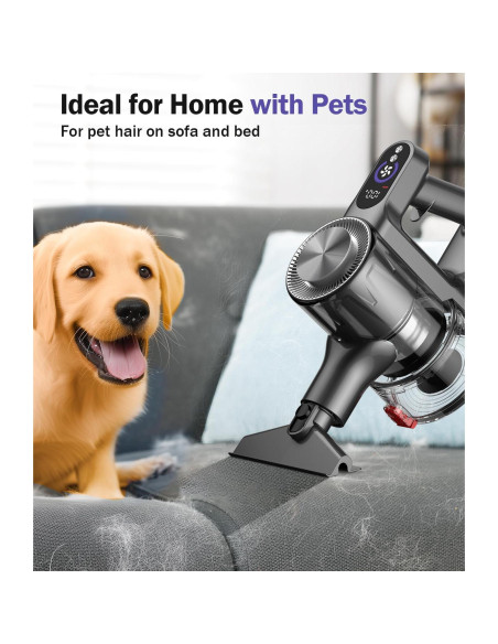 Aspiradora Inalámbrica Natrogix A40 450W 45 Minutos LED