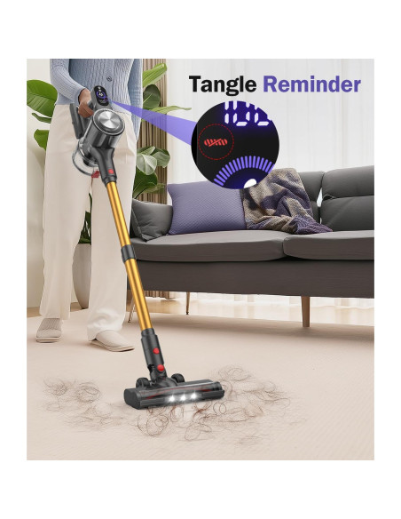 Aspiradora Inalámbrica Natrogix A40 450W 45 Minutos LED