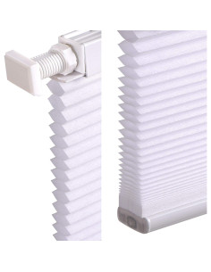 Cortinas Celulares LazBlinds 68.6x91.4cm Sin Cuerda Blanco 2