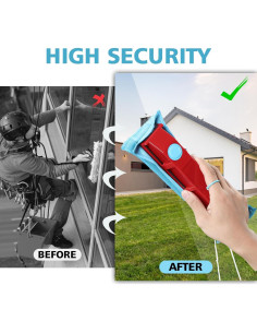 Limpiador de Ventanas Magnético Hotifytools Doble Cara 0.76-1.78 cm 2