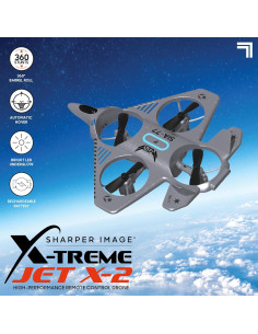 Dron Sharper Image X-Treme Jet X-2, Control Remoto 2.4 GHz 2