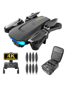 Dron GPS BTMETER 4K Plegable con 3 Baterías y 28 Hélices