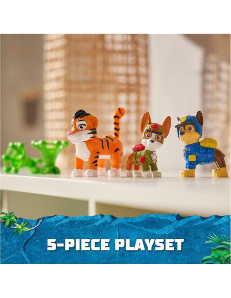 Figuras de Acción PAW Patrol Jungle Pups Chase y Tracker Figuras de Acción PAW Patrol Jungle Pups Chase y Tracker