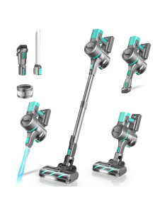 Aspiradora Inalámbrica DEVOAC S10K 350W 28KPa 6 en 1 1.2L