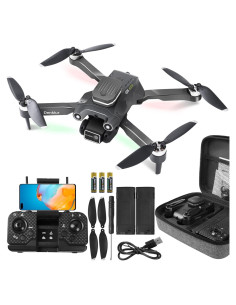 Drone GPS 4K Awaiymi Plegable con 2 Baterías y Cámara