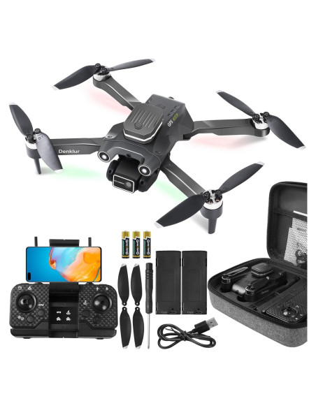 Drone GPS 4K Awaiymi Plegable con 2 Baterías y Cámara