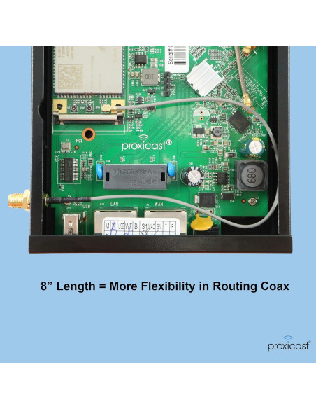 Cable Coaxial Proxicast U.FL a SMA hembra 200mm 50 Ohm Cable Coaxial Proxicast U.FL a SMA hembra 200mm 50 Ohm