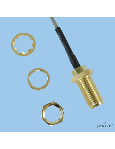 Cable Coaxial Proxicast U.FL a SMA hembra 200mm 50 Ohm