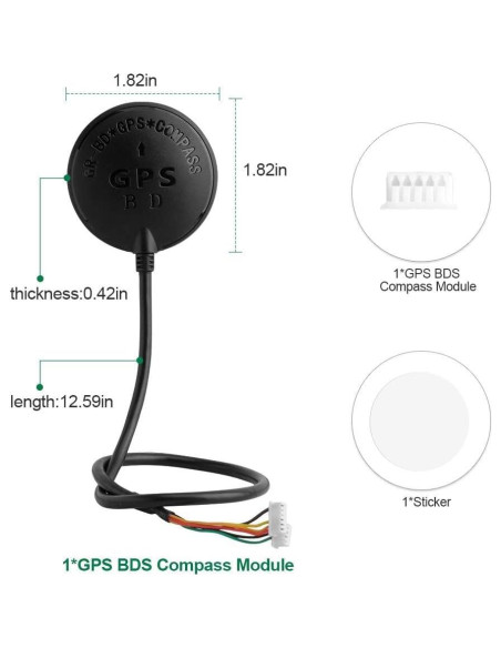Módulo GPS BDS U-BLOX M8030 KT para Control de Vuelo APM