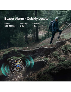 Módulo de ID Remoto Gleesfun G115S para Drone con Buzzer y GPS 2