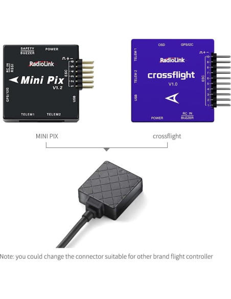 Módulo GPS Radiolink TS100 con Brújula para Drones RC