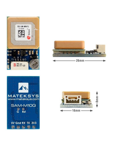 Módulo GNSS Matek SAM-M10Q con Recepción Cuádruple GPS/GLONASS