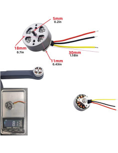 Motores Sin Escobillas 2PCS para Drone SYMA X650 X500pro HS175D 2