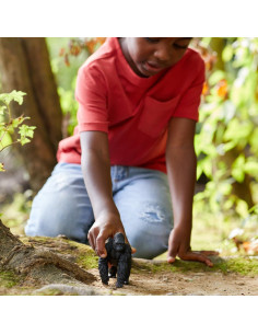 Figura Gorila Macho Realista Schleich Wild Life 9x5.3cm 2