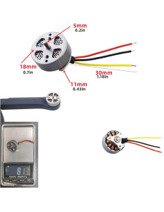 2 Motores Sin Escobillas para Drones Syma X650 X500Pro 2