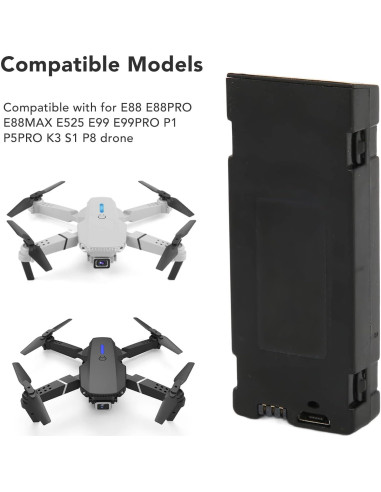 Batería de Drone RC FOSA 3.7V 1800mAh para E88 E88PRO E99