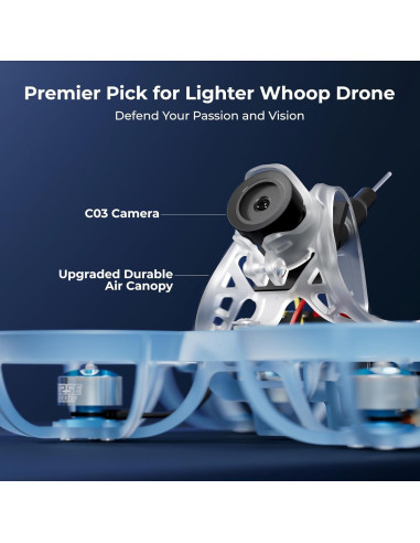 Drone BETAFPV Air65 Whoop Brushless 1S 65mm con Cámara FPV