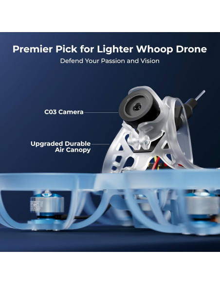 Drone BETAFPV Air65 Whoop Brushless 1S 65mm con Cámara FPV