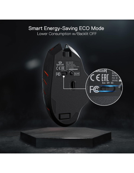 Redragon M690 PRO Ratón Gaming Inalámbrico 8000 DPI Rosa Redragon M690 PRO Ratón Gaming Inalámbrico 8000 DPI Rosa