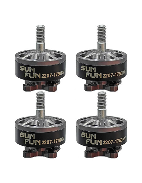 Motor sin Escobillas DYS SUNFUN 2207 1750KV para Drones FPV 4PCS