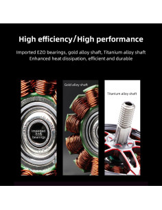 Motor sin Escobillas HGLRC Specter 2812 1155KV para Drones FPV 8-9" 2