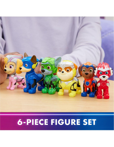 Figuras de Juguete PAW Patrol - Paquete de 6 Coleccionables