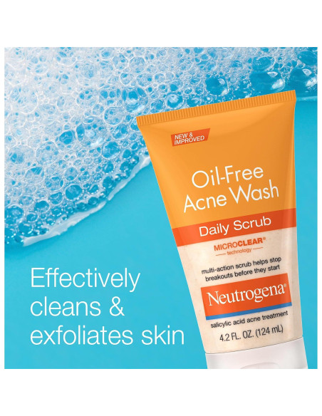 Limpiador Facial Neutrogena 124 ml Sin Aceite para Acné 2% Ácido Salicílico Limpiador Facial Neutrogena 124 ml Sin Aceite para Acné 2% Ácido Salicílico