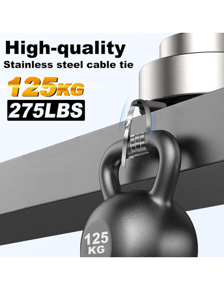 Bridas Metálicas Deecam 100PCS 30 cm Acero Inoxidable Alta Resistencia