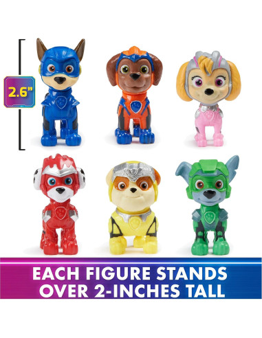 Figuras de Juguete PAW Patrol - Paquete de 6 Coleccionables