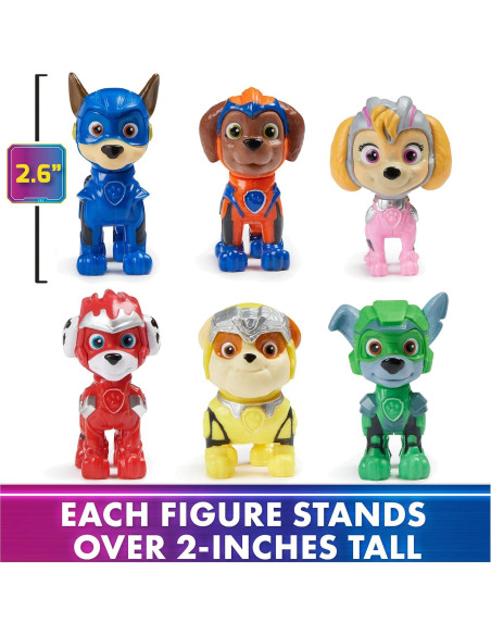 Figuras de Juguete PAW Patrol - Paquete de 6 Coleccionables