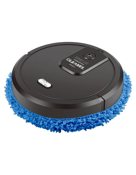 Robot Aspiradora y Mopa Xianikoho 25cm Negro 2 en 1 Inteligente