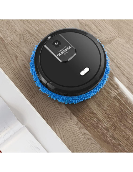 Robot Aspiradora y Mopa Xianikoho 25cm Negro 2 en 1 Inteligente