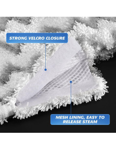 Almohadillas de Mopa a Vapor Tidy Monster 3 Piezas Microfibra 2