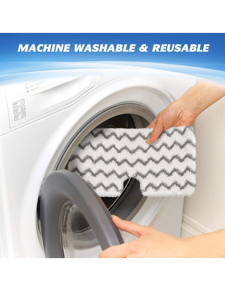 Almohadillas de Mopa a Vapor Tidy Monster 3 Piezas Microfibra