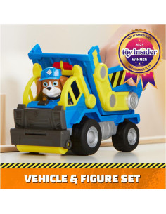 Camión de Volteo Rubble & Crew con Figura de Wheeler 2