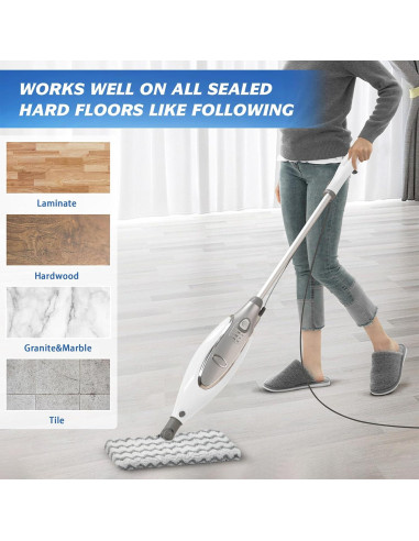 Almohadillas de Mopa a Vapor Tidy Monster 3 Piezas Microfibra