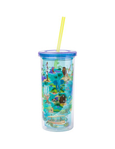 Vaso Frío Alto Silver Buffalo Jungle Cruise 590ml con Tapa 2