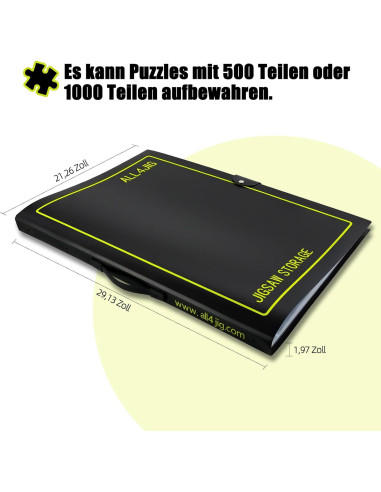 Carpeta de Almacenamiento de Rompecabezas ALL4JIG 20 Piezas