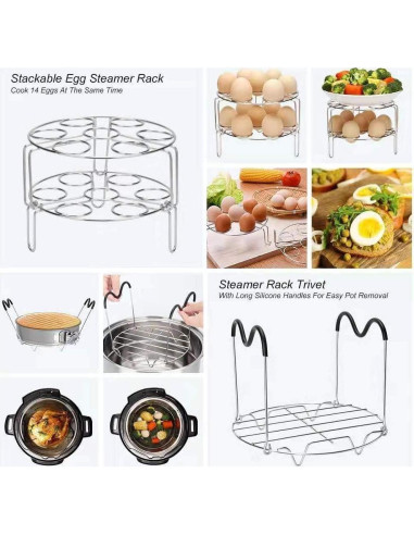 Juego de Accesorios para Olla de Presión Createy 101 Piezas