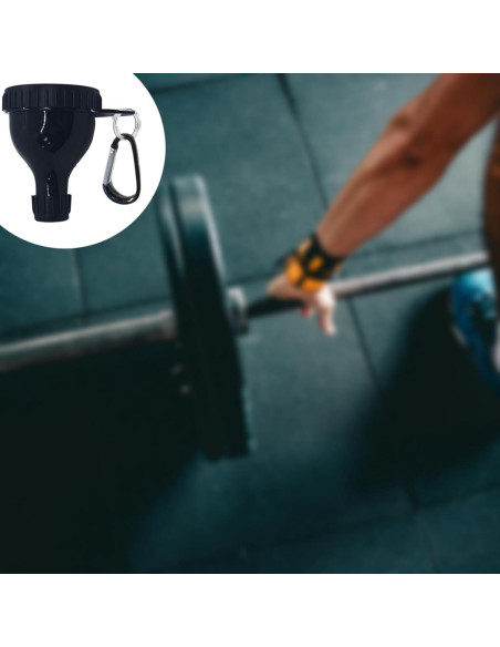 Contenedor de Polvo de Proteína 50ml FORESRUM 2 Pack con Embudo