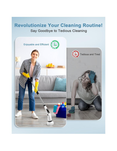 Cepillo Eléctrico Giratorio IEZFIX X03 Turbo 3 Velocidades