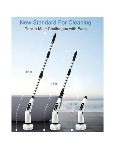 Cepillo Eléctrico Giratorio IEZFIX X03 Turbo 3 Velocidades