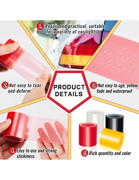 Cinta de Reparación Autoadhesiva Patelai 5m x 5cm Multicolor