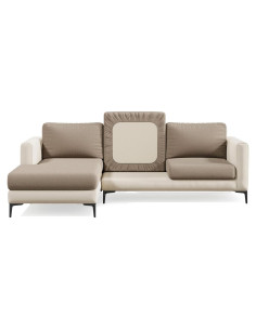 Funda de Sofá Ajustable Nolan Interior - Grande Marrón Camello