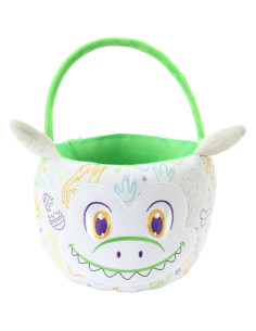 Cesta de Pascua Crayola Dinosaurio Verde + 3 Marcadores 2