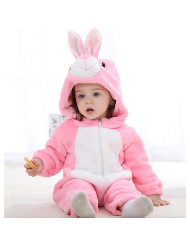 Disfraz de Conejo Rosa CuteOn para Bebé 3-6 Meses
