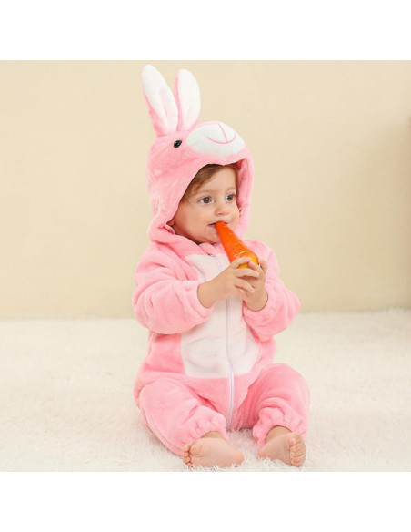 Disfraz de Conejo Rosa CuteOn para Bebé 3-6 Meses Disfraz de Conejo Rosa CuteOn para Bebé 3-6 Meses